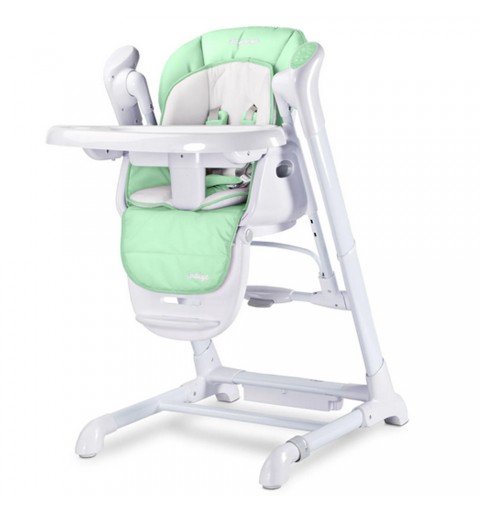 Caretero Indigo - 2w1 huśtawka elektryczna, krzesełko | Mint